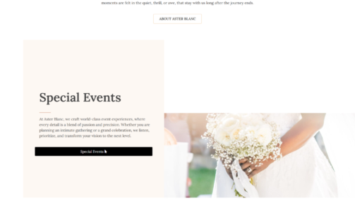 asterblanc website home page