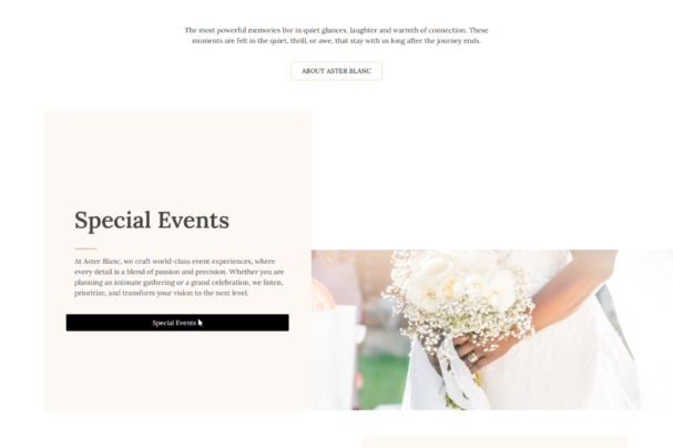 asterblanc website home page